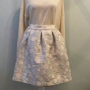 Anthropologie Maeve Soft Shimmer Polka Skirt – Size 0